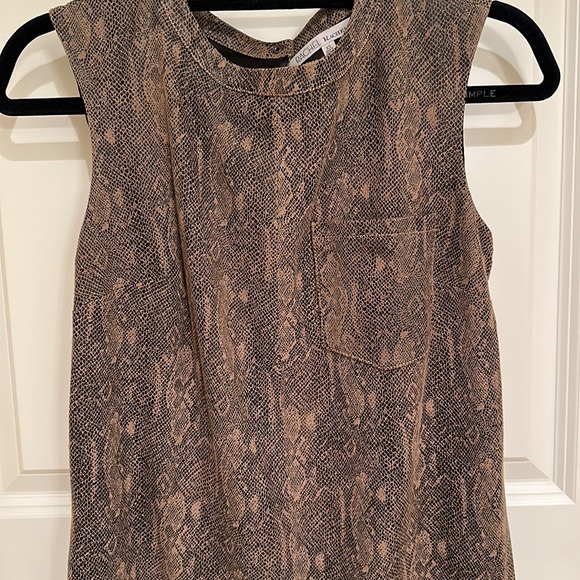Rachel Roy Dress, Snake Print leather feeling dress in good condition, size xs, - Picture 2 of 3